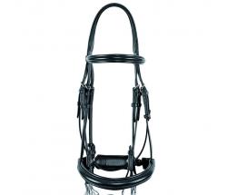 BRIGLIA INGLESE DA DRESSAGE UKE IN CUOIO - 2354