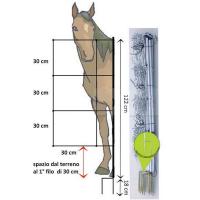 RETE ELETTRIFICATA PER CAVALLI E VITELLI 30 MT