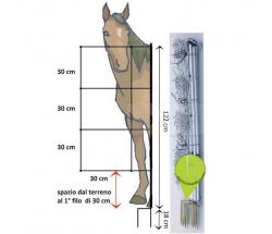 RETE ELETTRIFICATA PER CAVALLI E VITELLI 30 MT - 7348