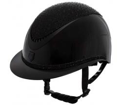 CASCO EQUESTRO LUXURY WIDE VISOR CON CRISTALLI - 3385