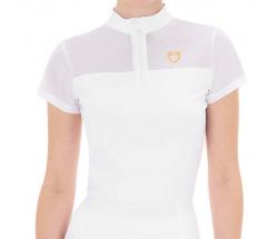 POLO DA ALLENAMENTO EQUESTRO MESH MANICHE CORTE DA DONNA - 3508