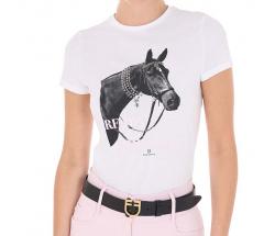 T-SHIRT DONNA EQUESTRO con stampa READY TO THE PARTY - 9868