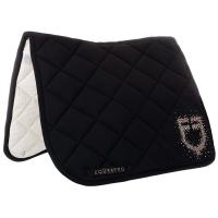 SOTTOSELLA DA DRESSAGE EQUESTRO CON LOGO STRASS