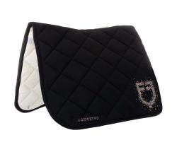 SOTTOSELLA DA DRESSAGE EQUESTRO CON LOGO STRASS - 2968