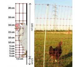 RETE ELETTRIFICATA PER GALLINE E OCHE BOBINA DA 50 MT - 7347