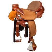 SELLA WESTERN WEST WOOD CLASSIC LADYWADE con BORDO LAVORATO