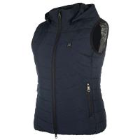 GILET SMANICATO RISCALDANTE con CAPPUCCIO da DONNA a BATTERIA HKM - 3571