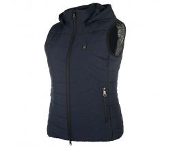 GILET SMANICATO RISCALDANTE con CAPPUCCIO da DONNA a BATTERIA HKM - 3571