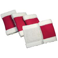 SET 4 COPRI FASCE DA NATALE CHIUSURA IN VELCRO