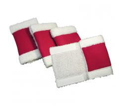 SET 4 COPRI FASCE DA NATALE CHIUSURA IN VELCRO - 9309