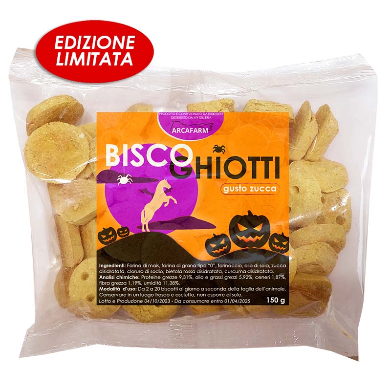 BISCOGHIOTTI 150 g ALLA ZUCCA Halloween Limited Edition